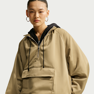 ジャケット・アウター NIKE ANORAK HOODIE Nike Sportswear Women's Satin 1/4-Zip Anorak. Nike.com